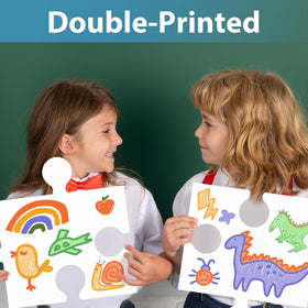 Moodaily classroom-friendly surface invites collaborative art and learning.