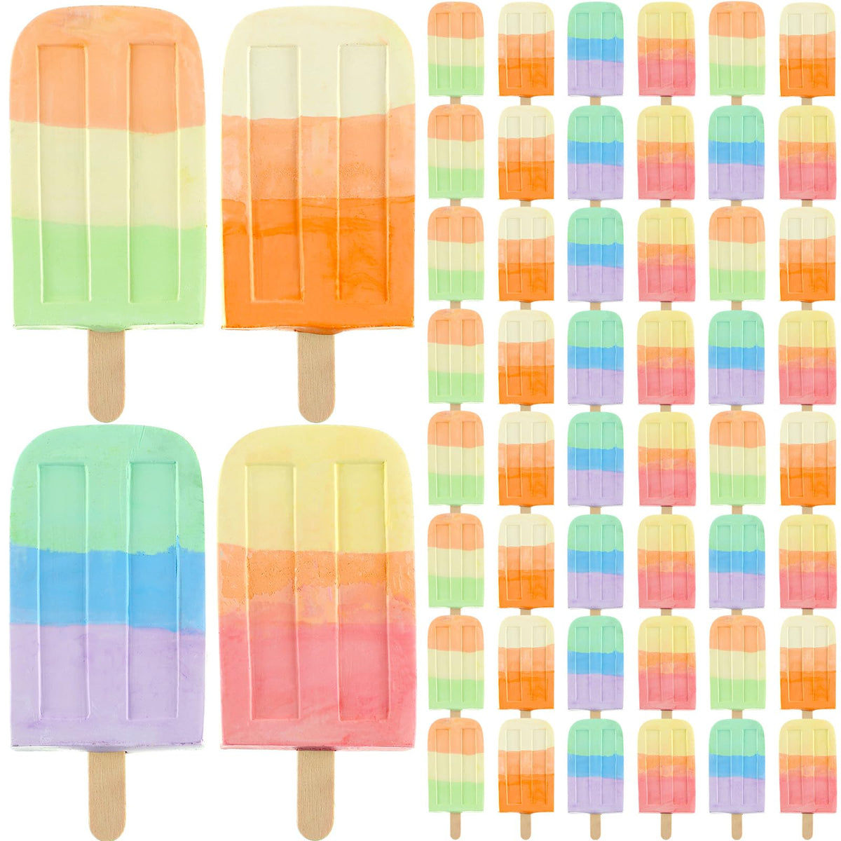 Mooliwe ice cream chalk style 1 adds vibrant sidewalk color for kids outdoor art