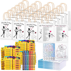 Mooliwe wedding activity set packaging shows complete kit for easy setup