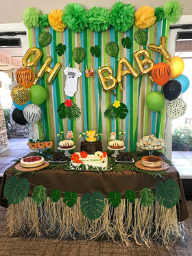 Moon Boat beach and jungle decor ideas help swift event styling