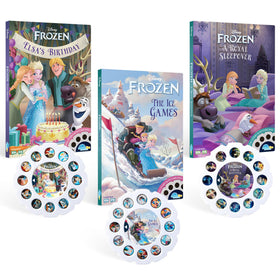 Moonlite Frozen Elsa's Birthday projection for engaging bedtime storytelling.