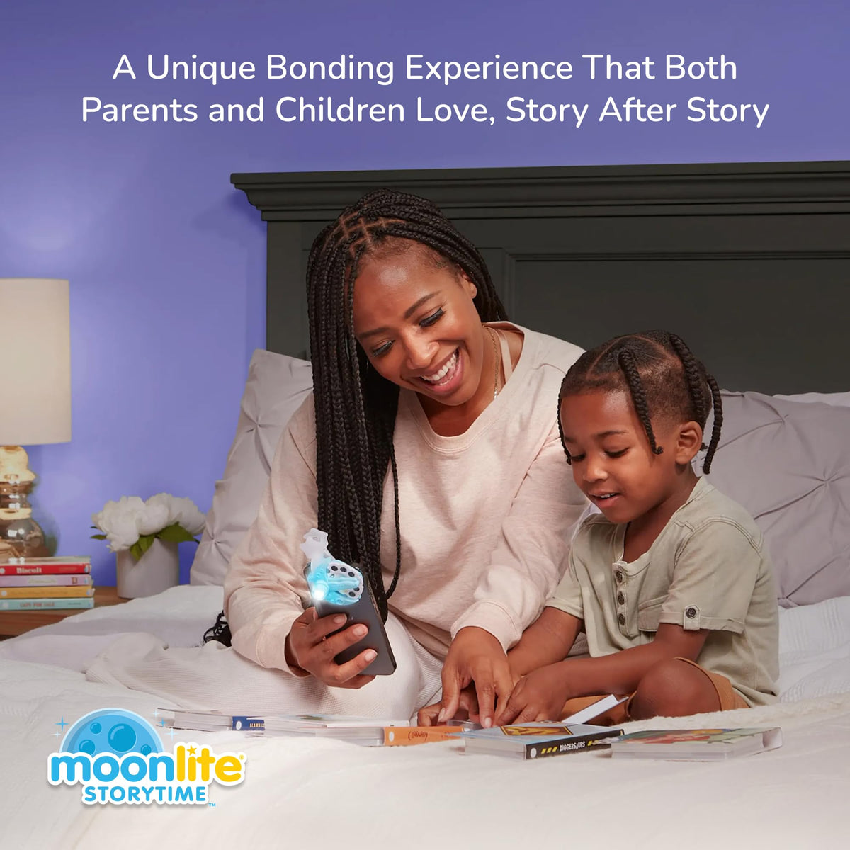 Moonlite Library of 90 Titles expands nightly adventures for kids.