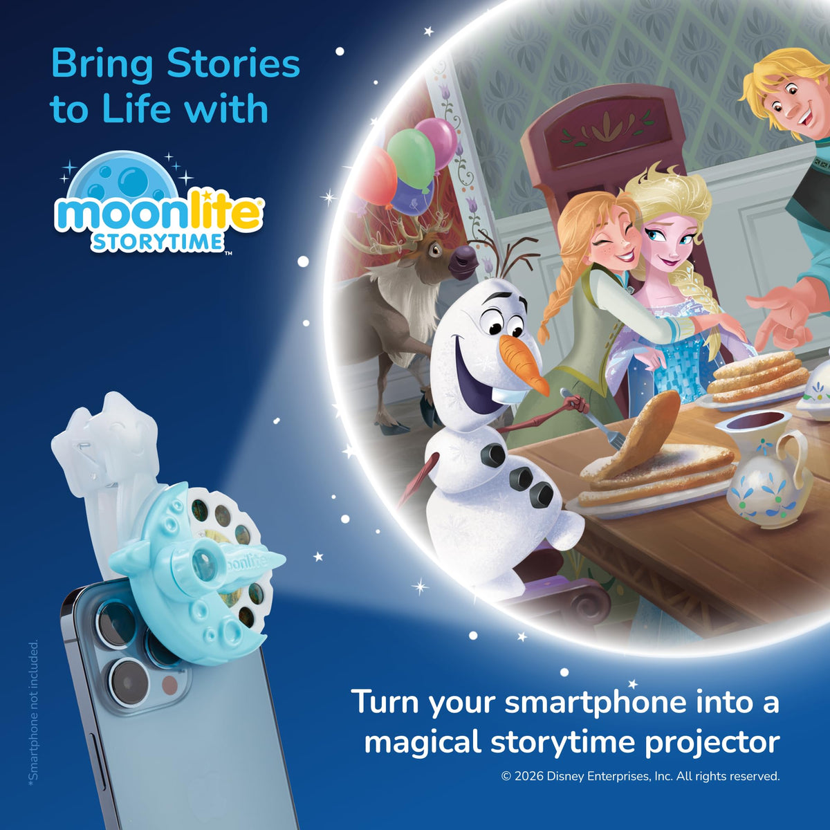 Moonlite Storytime Starter Pack four frozen stories invites shared family reading and imagination.