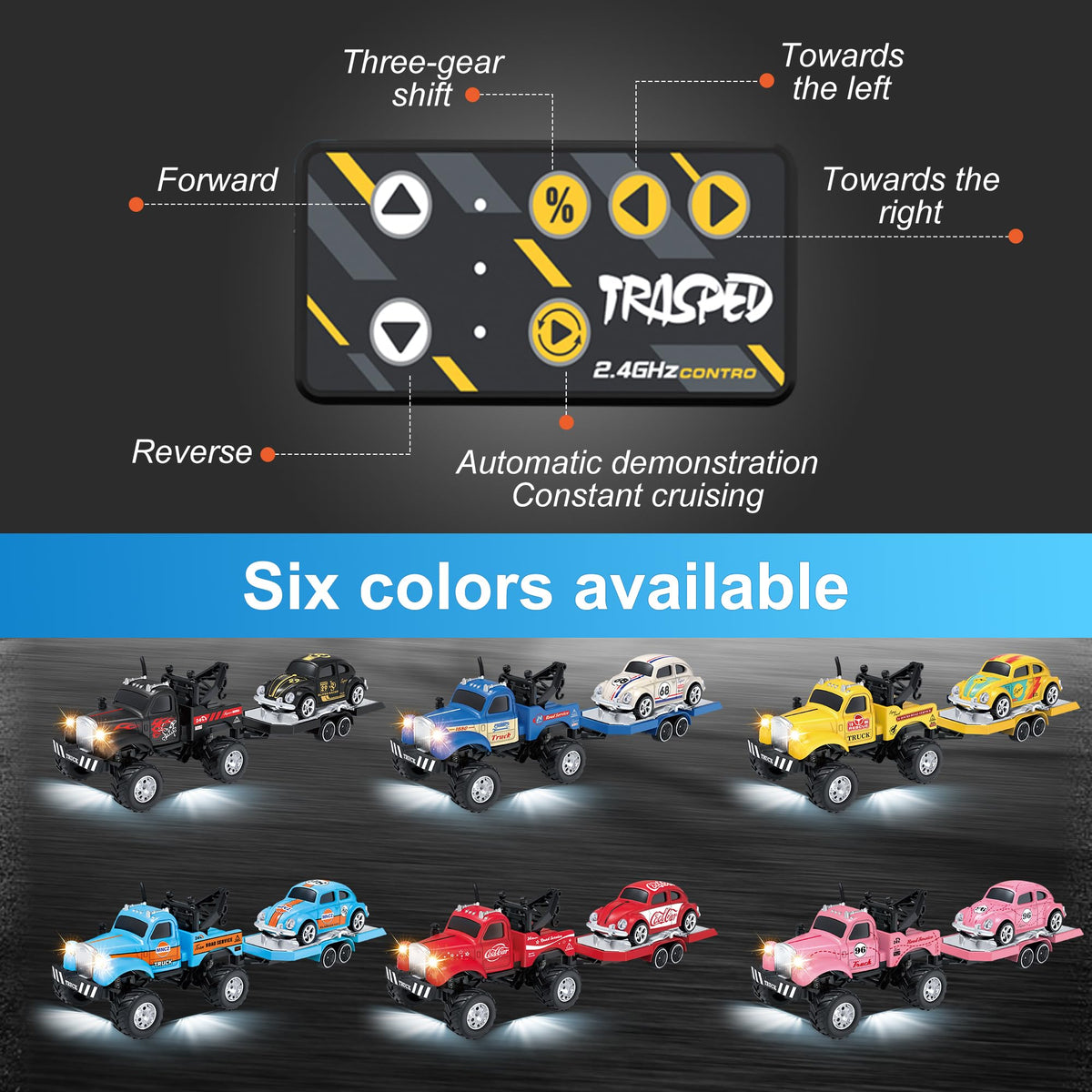 MOONTOY 3 speed options for precise indoor or fast outdoor laps