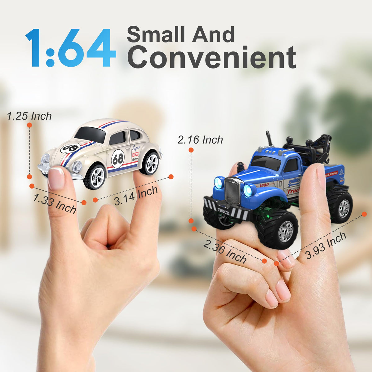 MOONTOY remote control with 2.4 GHz for reliable racing