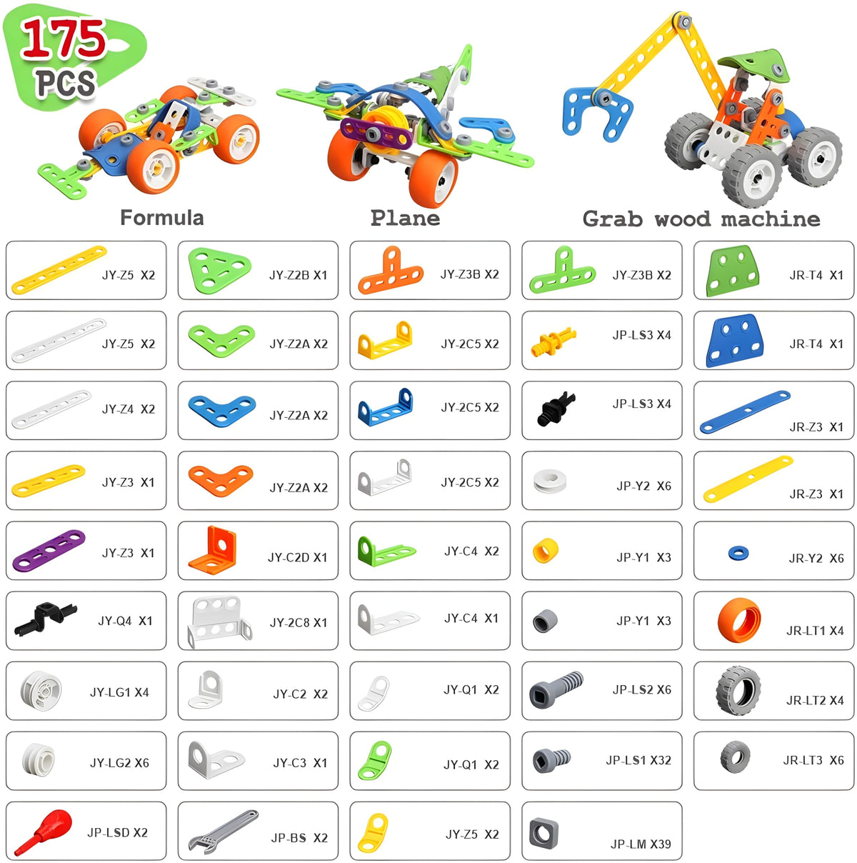 MOONTOY 11-in-1 forklift model introduces engineering challenges and fine motor skills