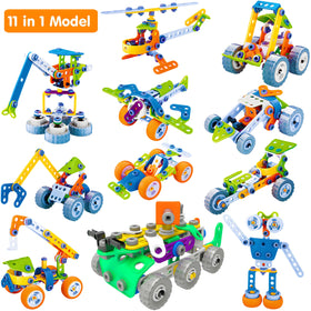 MOONTOY 11-in-1 tower crane model highlights structural design and spatial thinking