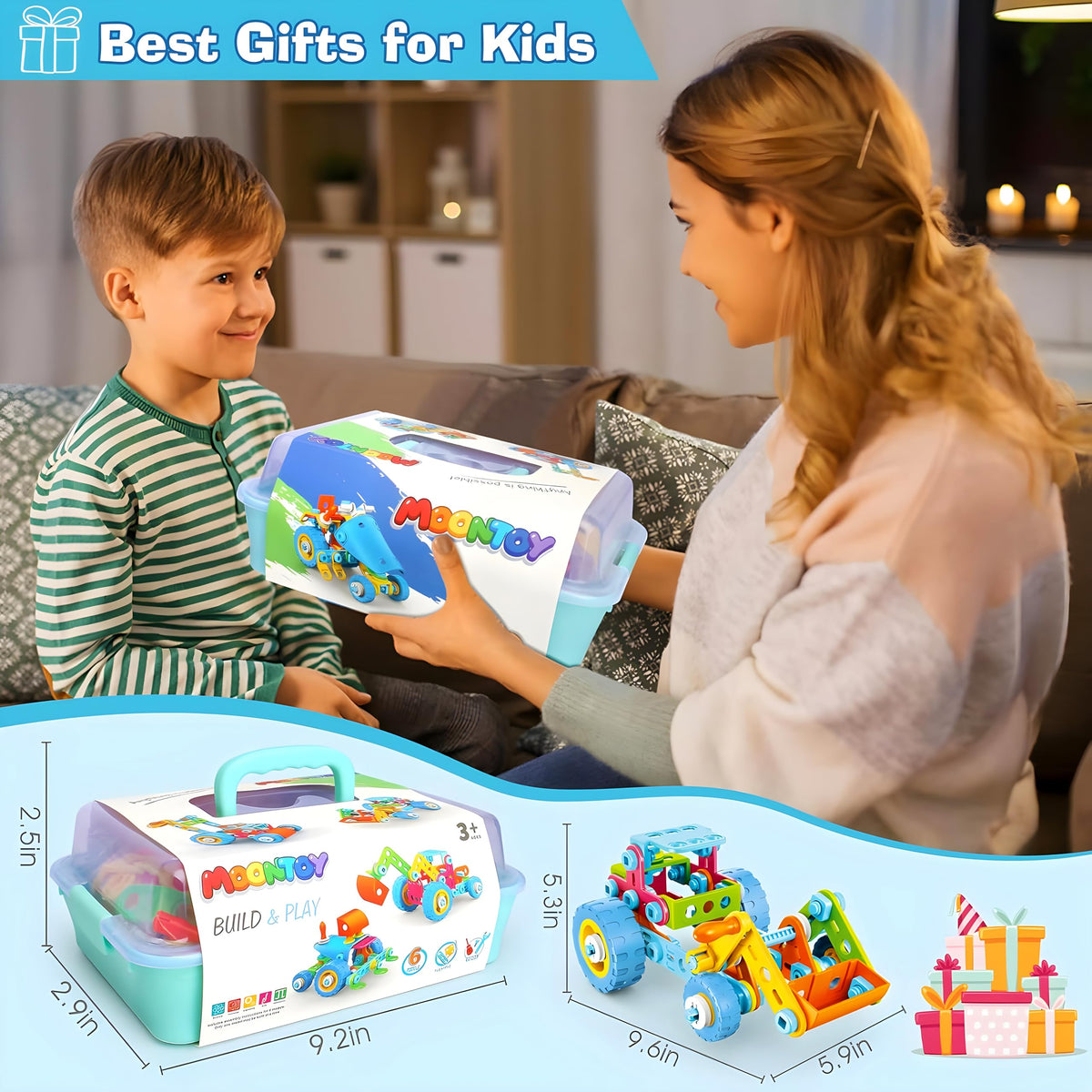 MOONTOY gift-ready STEM kit for learning and imaginative play.