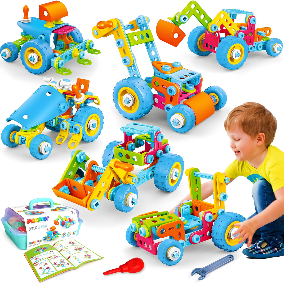 MOONTOY STEM 6-in-1 models for hands-on learning and creativity.