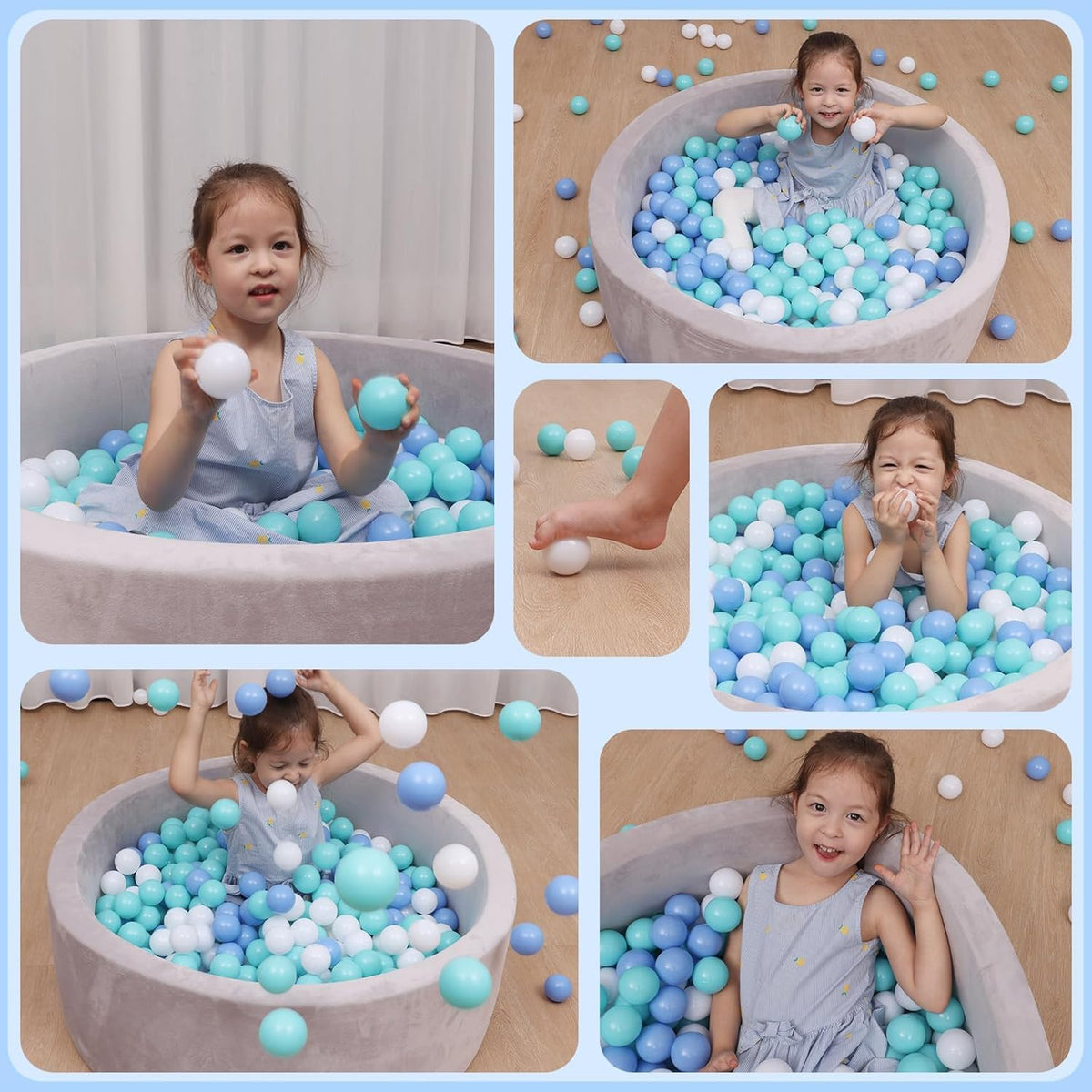MoonxHome ball pit balls suitable for kids and dogs during supervised play