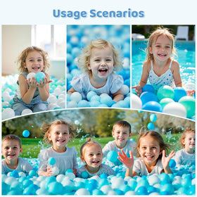MoonxHome ball pit balls ideal for tents, playhouses, pools