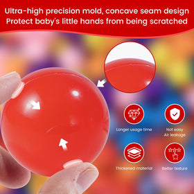 MoonxHome BPA-free ball pit balls prioritize safe, odorless play for kids