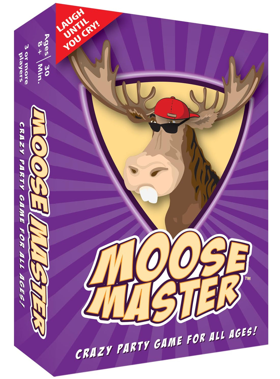 Moose Master box-front showcasing compact packaging for easy transport and quick nights.