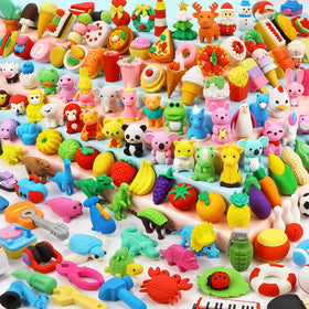 Moosia animal erasers 150-pack offer bright, classroom-friendly rewards and desk fun.