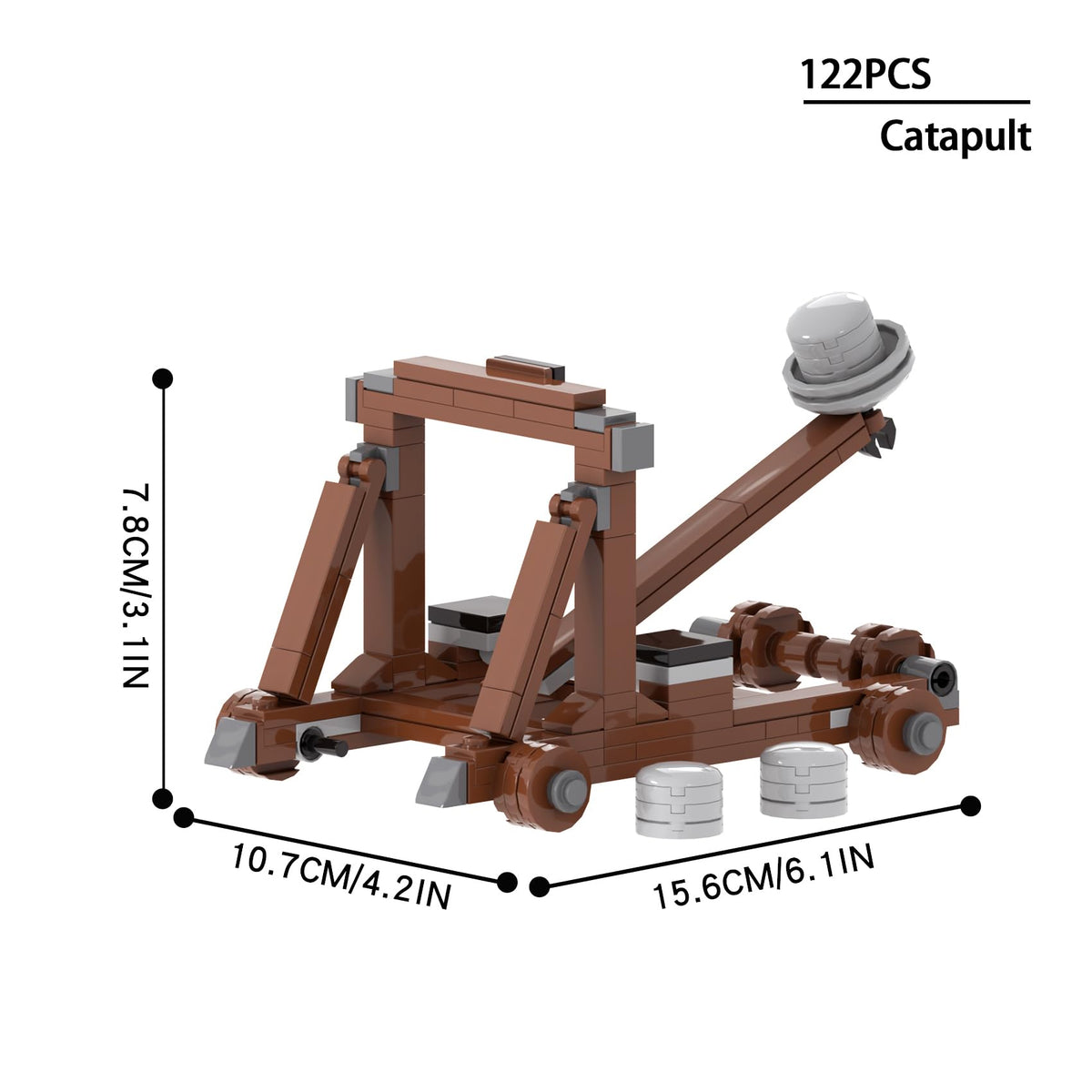 MOOXI 564Pcs knights battle figures add character to battles.
