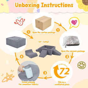 MOOZHEALTH easy storage with machine-washable covers simplifies cleanup