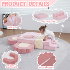 MOOZHEALTH pink circular base supports versatile configurations.