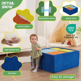 MOOZHEALTH foldable lounger block for resting after play