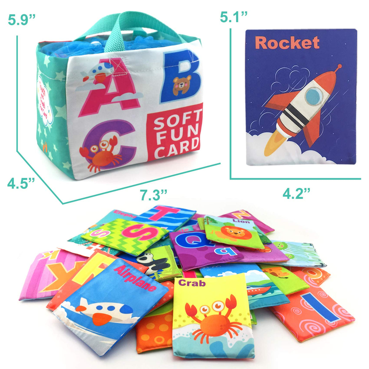 MoraBaby durable non-toxic cards withstand repeated washing