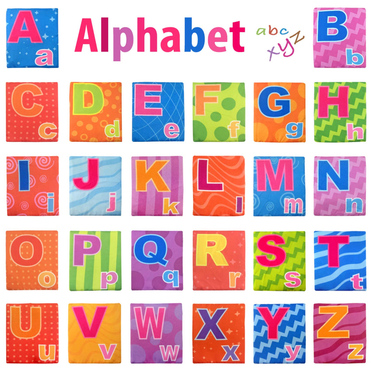 MoraBaby alphabet cards for bath time learning with tear-resistant safety