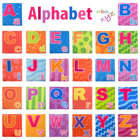 MoraBaby alphabet cards for bath time learning with tear-resistant safety