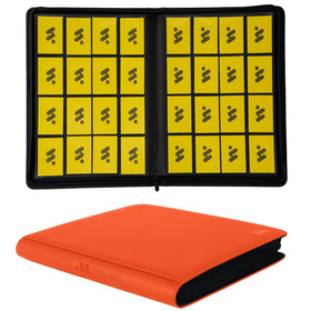 MORABTO 16-pocket card binder closed to protect up to 1024 cards.
