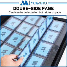 MORABTO binder opened to 20 double-sided pages for organized display.