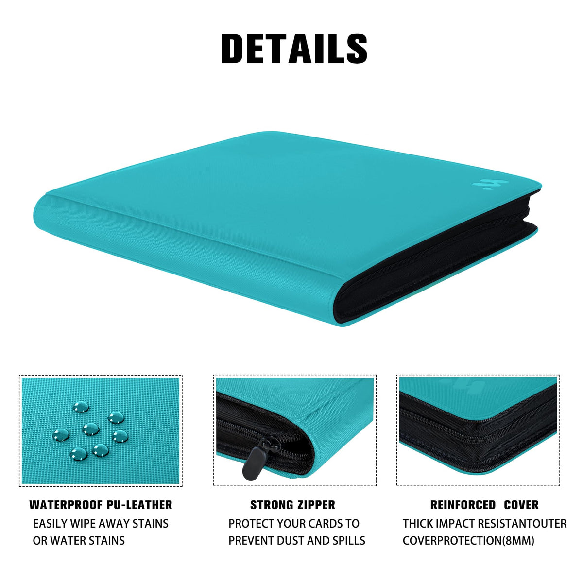 MORABTO 32 double-sided pages showcase organized card collections.