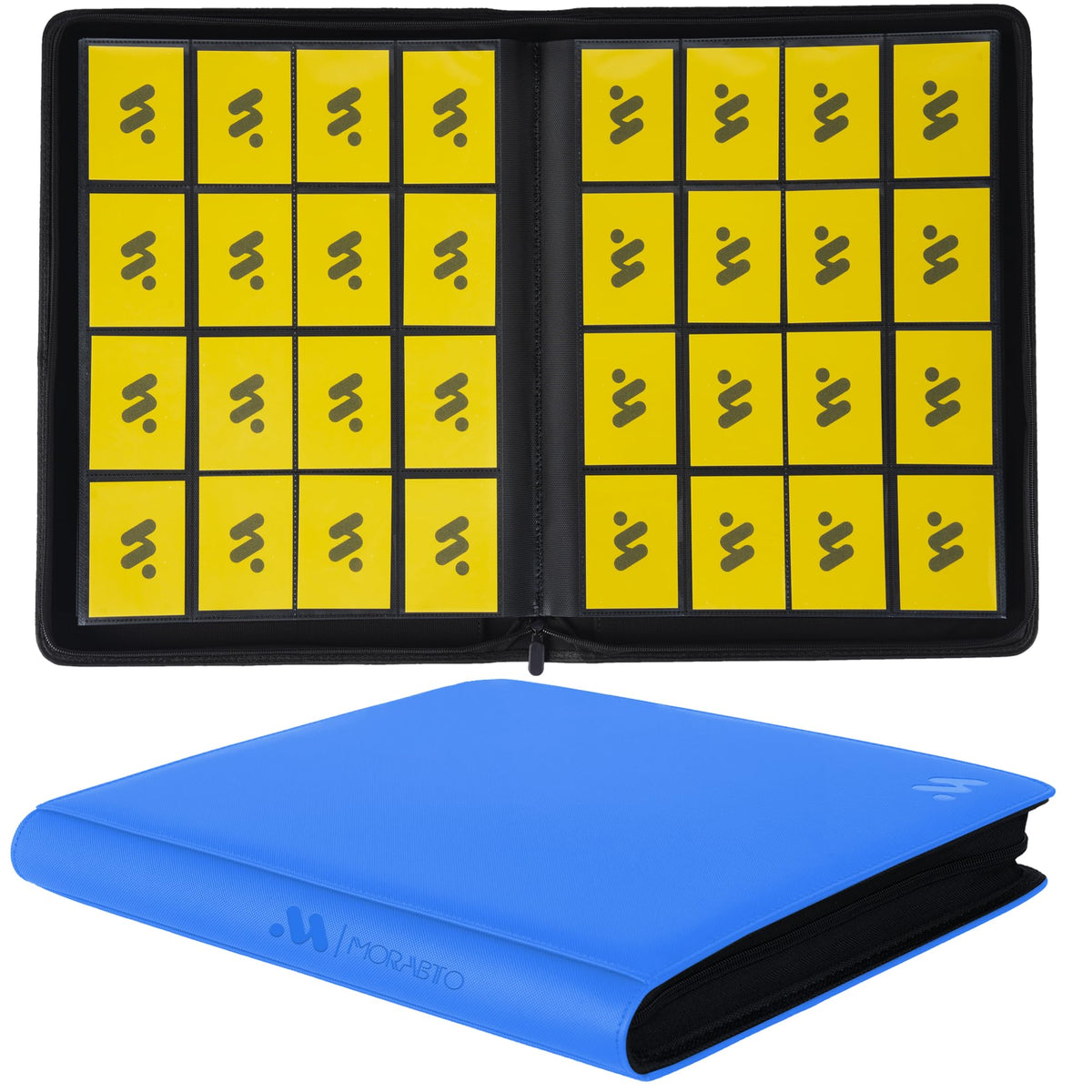 MORABTO card binder front cover with sturdy build for organizing 1,408 cards