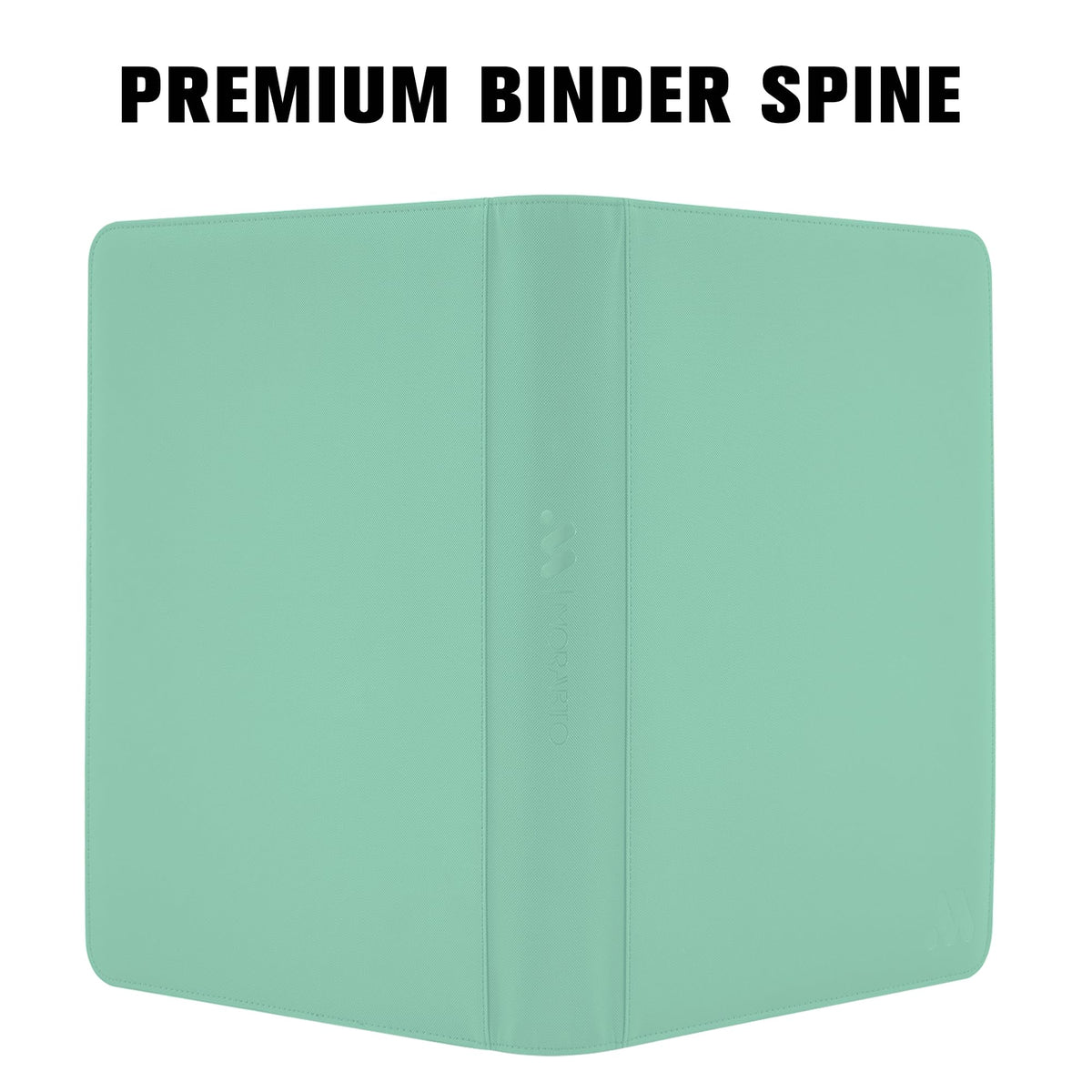MORABTO Card Binder in light-green color for visibility and display.