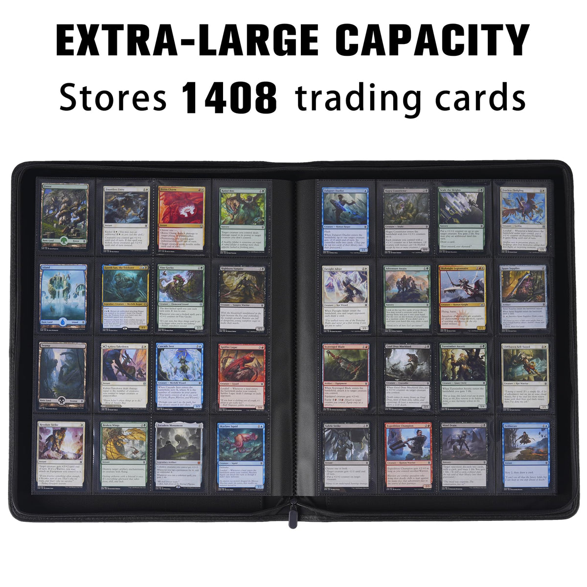 MORABTO binder with side-loading slots ensuring secure insertion during browsing