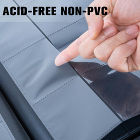MORABTO zipper closure keeps cards secure and contained