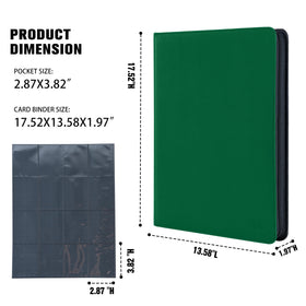 MORABTO clean 16-pocket-per-page layout for efficient sorting