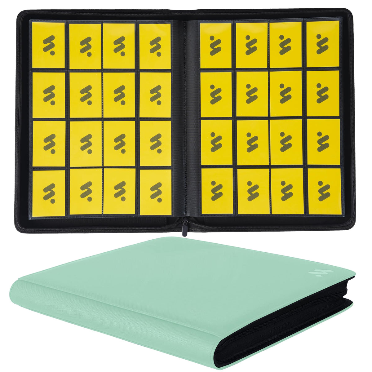 MORABTO light-green binder cover for organized card collections.