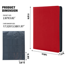 MORABTO waterproof PU-leather cover protects cards from moisture.