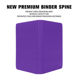 MORABTO dark purple binder adds stylish storage for collections