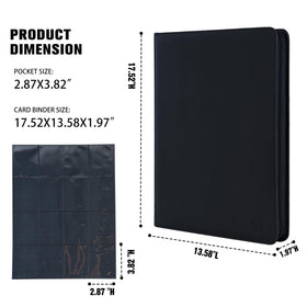 MORABTO Premium binder sleeves close-up protecting cards from wear and stains.
