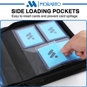 MORABTO binder holding up to 128 top loader cards