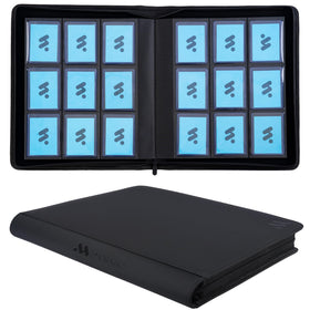 MORABTO 324-capacity top loader binder keeps cards neatly organized.