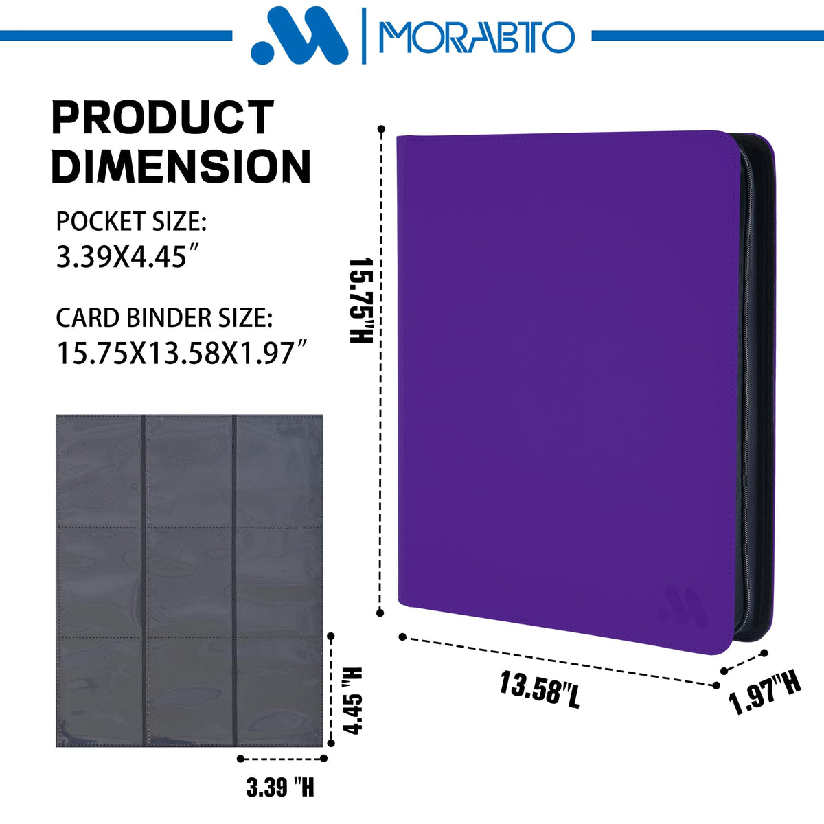 MORABTO archival-safe sleeves protect against fading