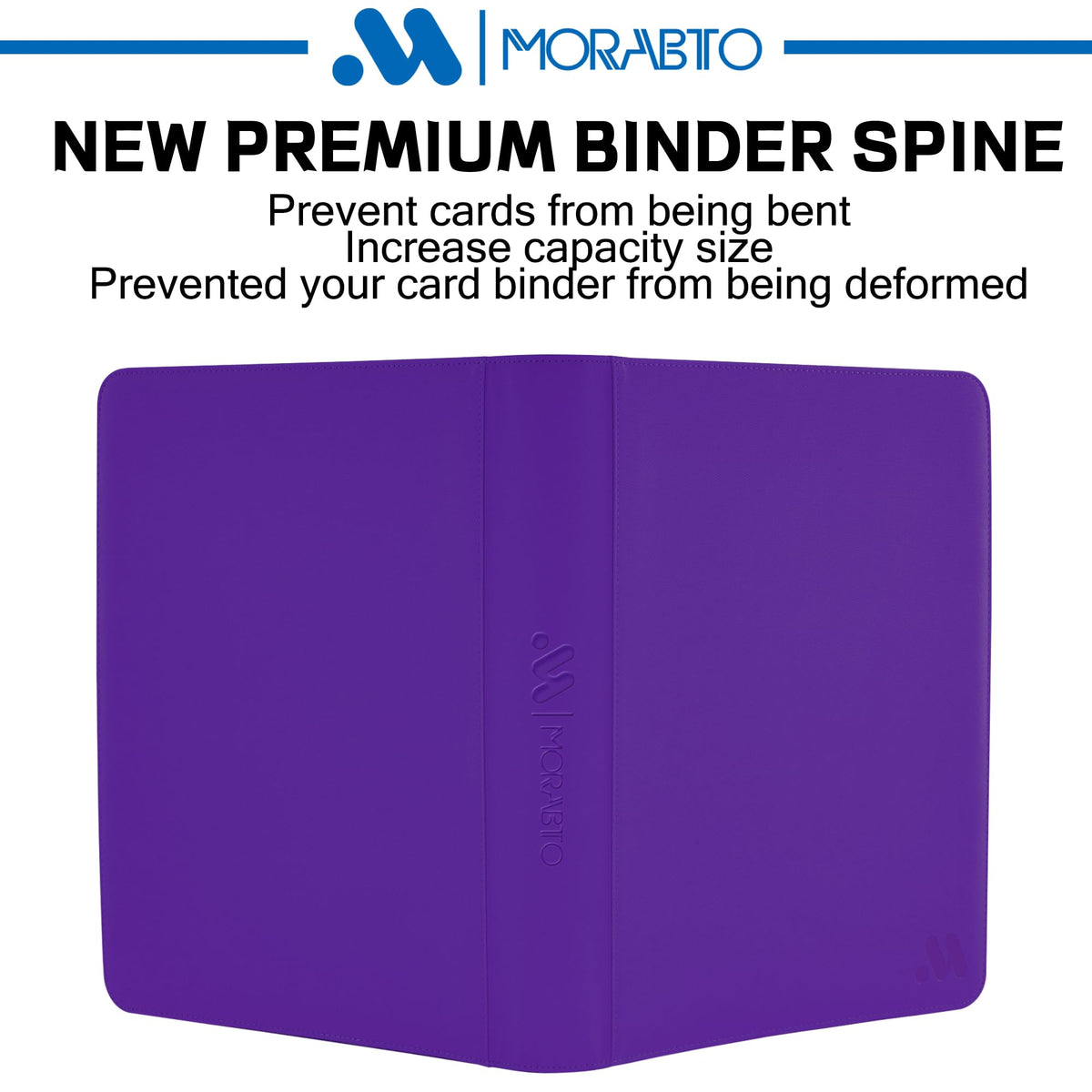 MORABTO dark purple binder adds durable, stylish storage