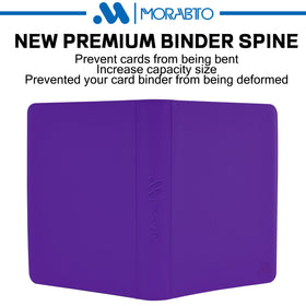 MORABTO dark purple binder adds durable, stylish storage