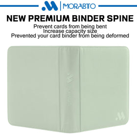 MORABTO binder dimensions showing size 11.42 by 9.84 inches