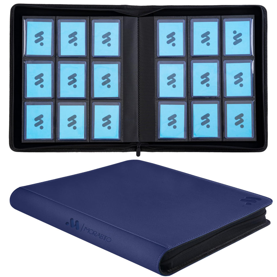 MORABTO top loader binder front cover with durable protection and organized storage.