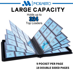 MORABTO binder shows padded front and back covers for durability.