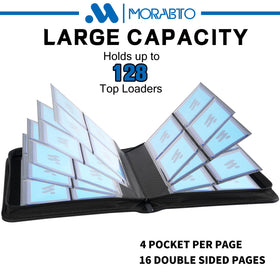 MORABTO binder pocket layout showing four pockets per page