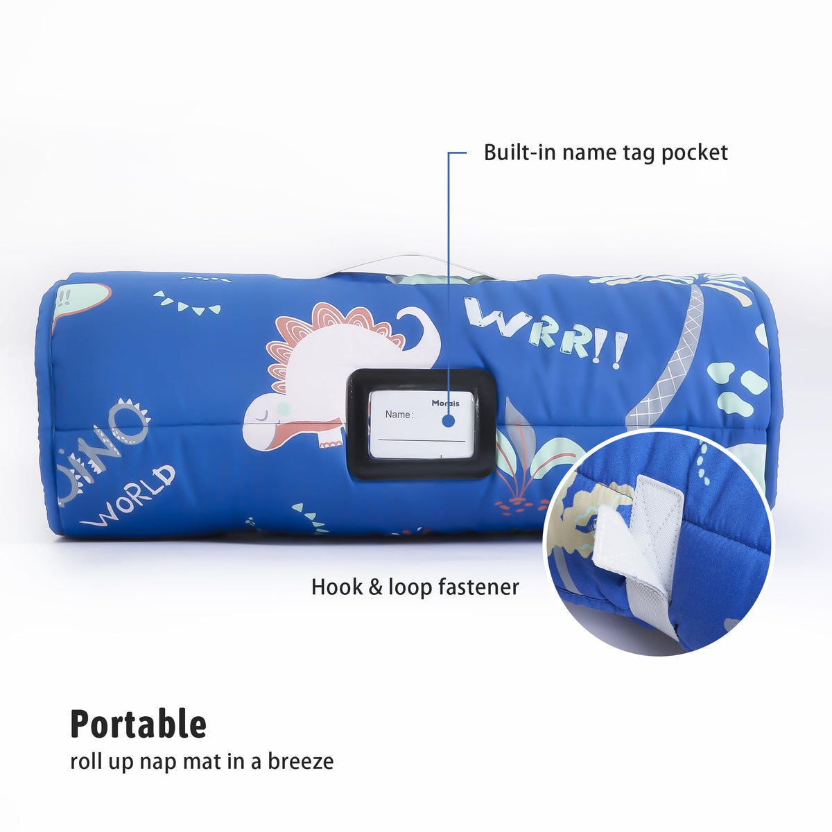 MORAIS nap mat soft material, durable and machine washable.