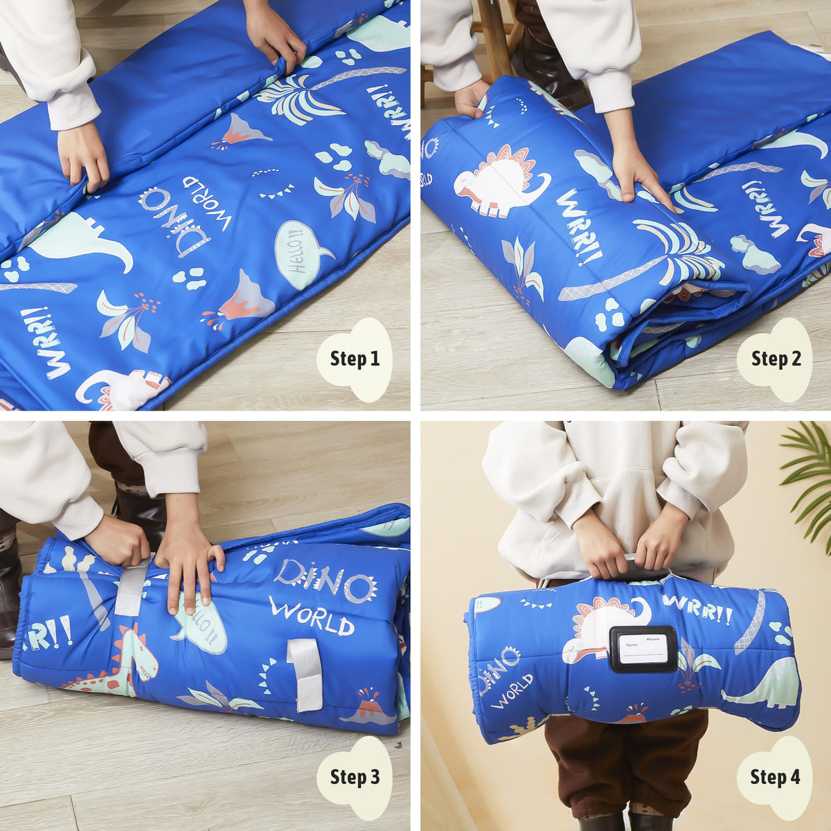 MORAIS nap mat travel-friendly design, ideal for school, daycare, or trips.