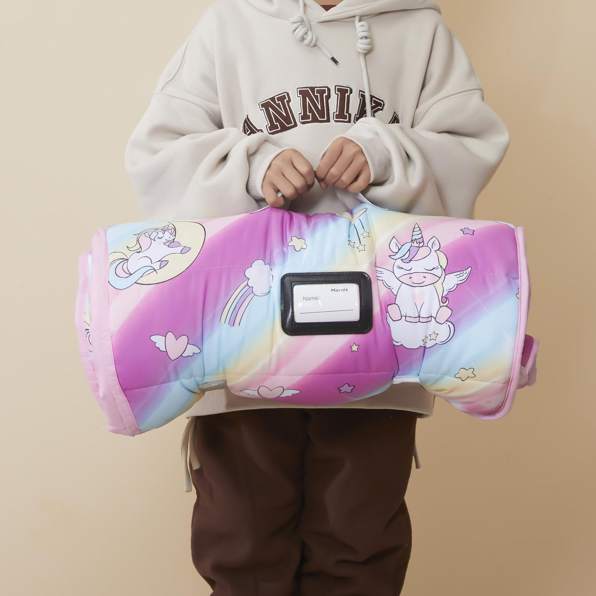 MORAIS Nap Mat with excavator pattern sparks playtime while traveling or daycare
