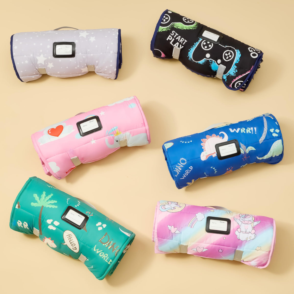 MORAIS nap mat machine washable fabrics stay bright after washing.